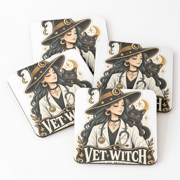 Item preview, Vet Witch – Heals by Moonlight designed and sold by ChicClicker.