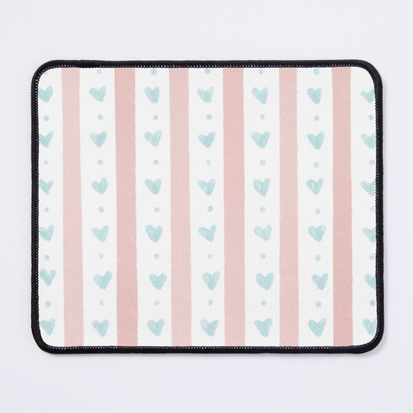 Item preview, Hand Drawn Heart Stripe Pink Pattern - Cute Girly Design designed and sold by Bloom&Wander.