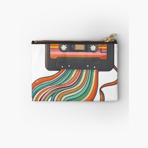 Item preview, Retro Cassette Tape Vintage 80s Wave Design designed and sold by Moonwood Atelier .