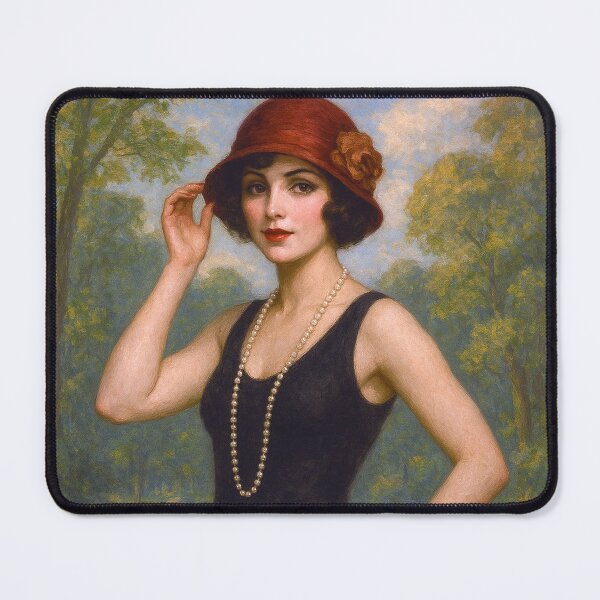 Item preview, Pin Up Girl Painting – Classic Retro Artwork designed and sold by GalleryKauffeld.