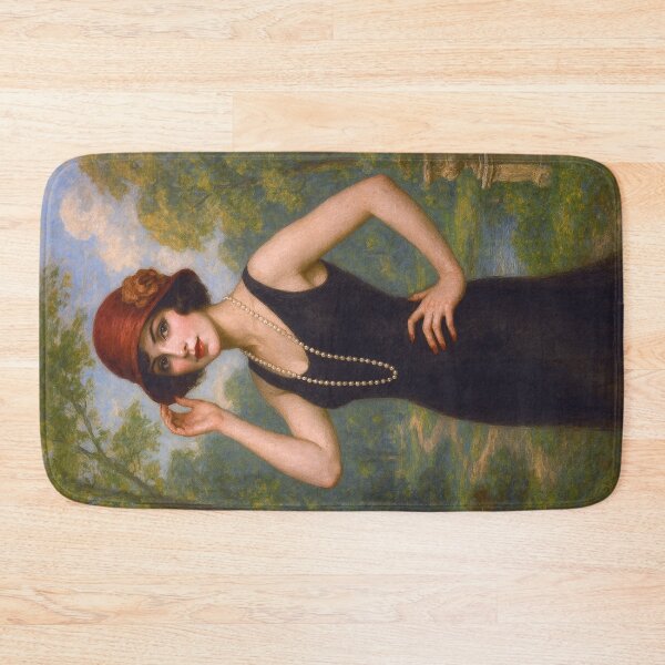 Item preview, Pin Up Girl Painting – Classic Retro Artwork designed and sold by GalleryKauffeld.