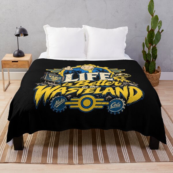 Item preview, Fallout Life Is Better in the Wasteland Vault Boy designed and sold by Pandaburba.