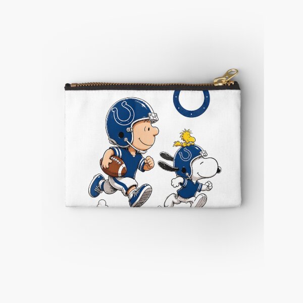 Item preview, Charlie Brown Snoopy Indianapolis Colts Football designed and sold by ArtfulGlows.