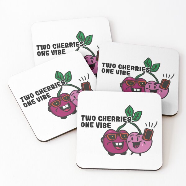 Item preview, Two Cherries One Vibe | Best Friends designed and sold by Creatory.studio.
