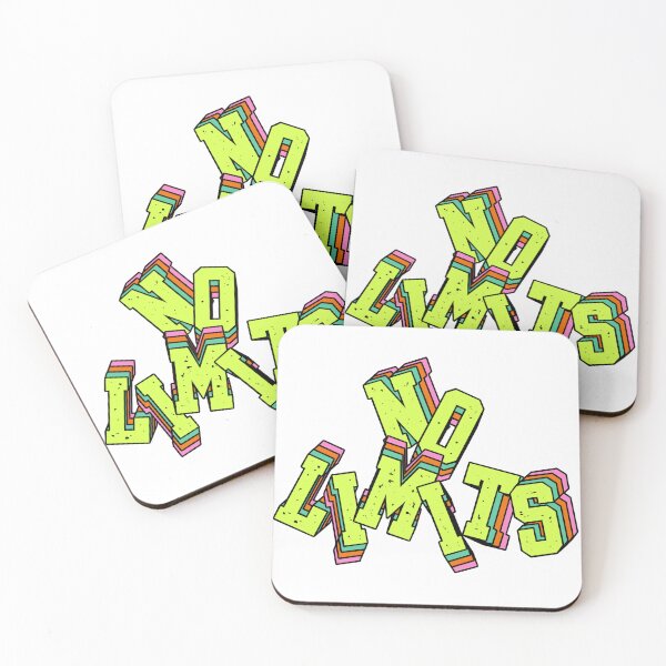 Item preview, No Limits Colorful Retro Typography Design designed and sold by ZrnzoDesign.