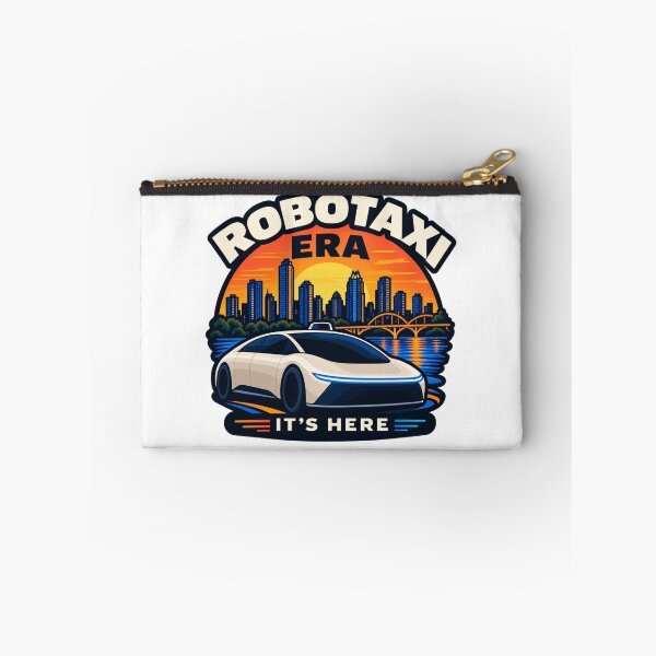 Item preview, Robotaxi Era Its Here Self Driving Car Design designed and sold by Kenzie & Co.