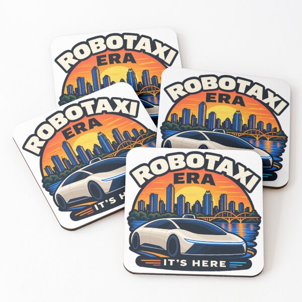 Item preview, Robotaxi Era Its Here Self Driving Car Design designed and sold by Kenzie & Co.