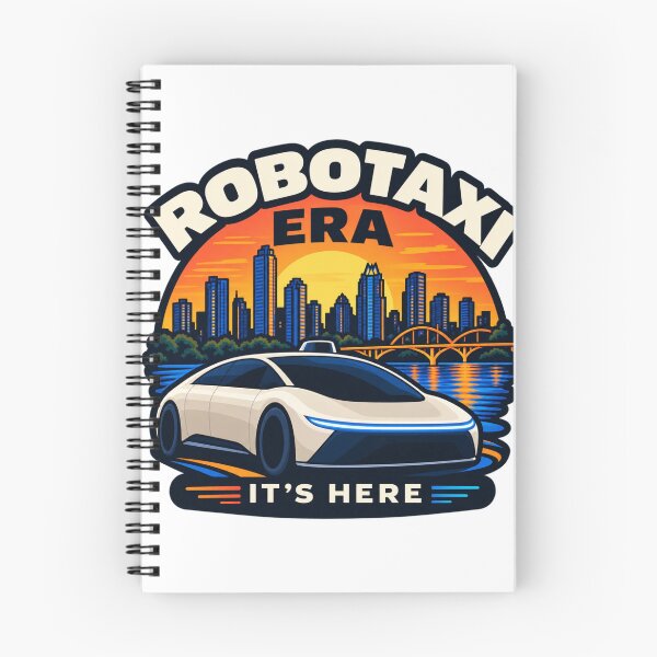 Item preview, Robotaxi Era Its Here Self Driving Car Design designed and sold by Kenzie & Co.