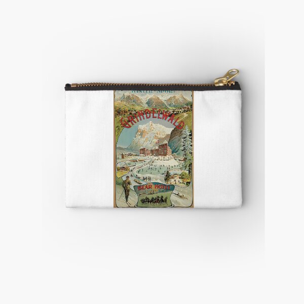 Item preview, Vintage Grindelwald Swiss Winter Sport Travel Advert designed and sold by RealArtIsBetteg.