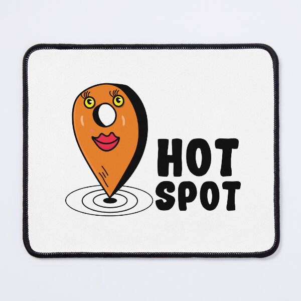 Item preview, Hot Spot | Funny Location Pin designed and sold by Creatory.studio.