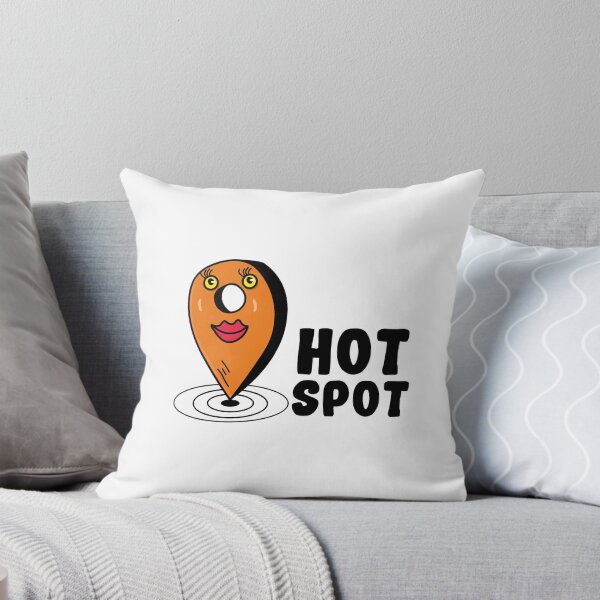 Item preview, Hot Spot | Funny Location Pin designed and sold by Creatory.studio.