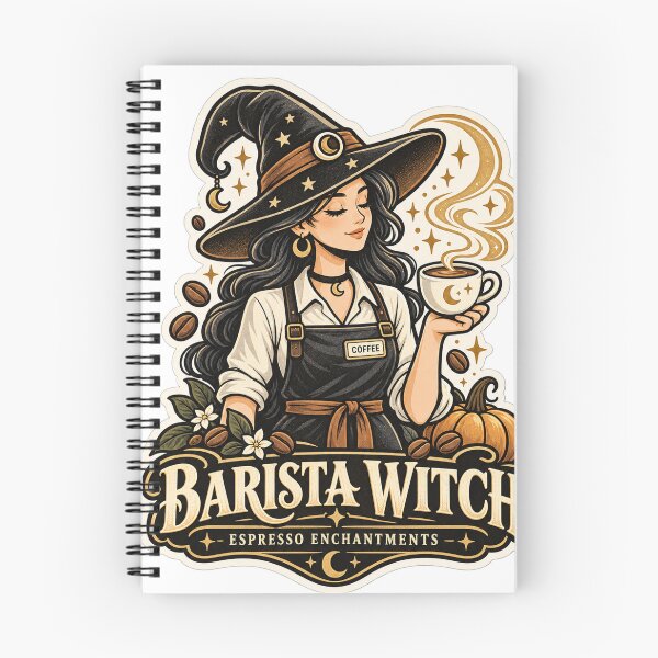 Item preview, Barista Witch – Espresso Enchantments designed and sold by ChicClicker.