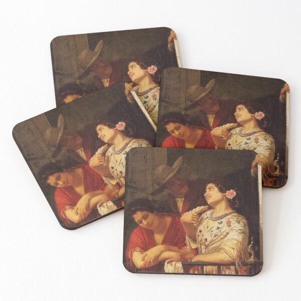 Item preview, The Flirtation A Balcony in Seville designed and sold by SharonTheFirst.