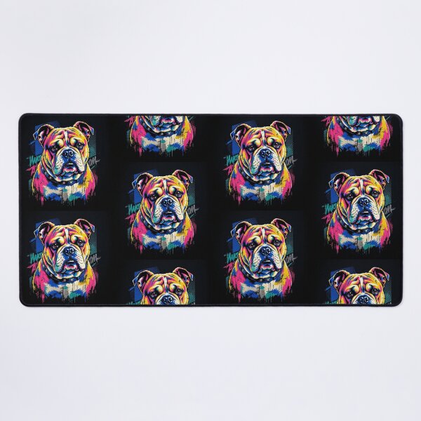 Item preview, Pop Art Bulldog – Vibrant Graffiti Style Illustration designed and sold by Dogandesighn.
