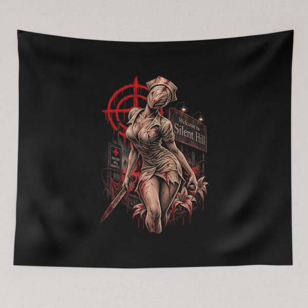 Item preview, Silent Hill Bubble Head Nurse Survival Horror designed and sold by Pandaburba.
