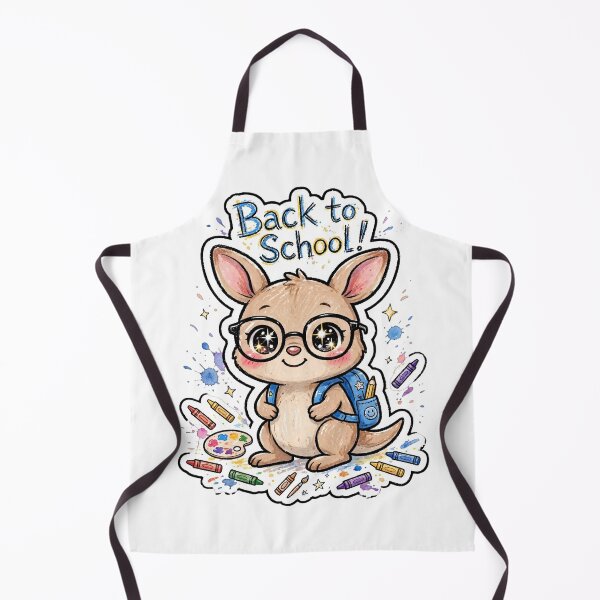 Item preview, Cute Kangaroo Back To School Art designed and sold by Wildlife-Walk.