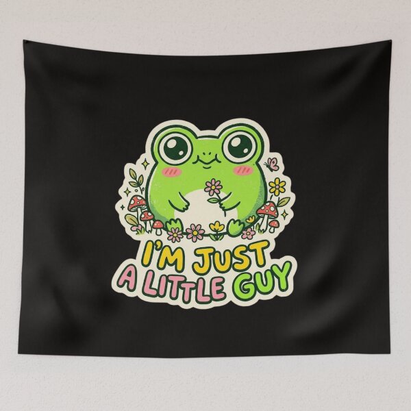 Item preview, I’m Just a Little Guy Cute Frog Funny Gen Z designed and sold by RajDeals.