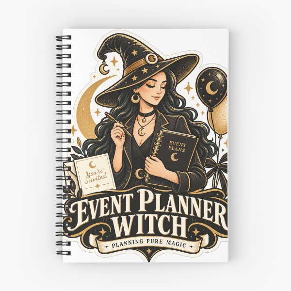 Item preview, Event Planner Witch – Planning Pure Magic designed and sold by ChicClicker.