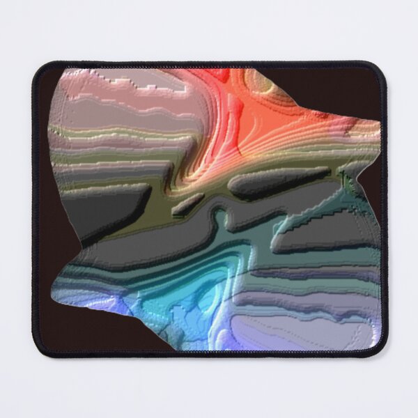 Item preview, waveform dark plasticine br colorful geometric abstract design designed and sold by SmashingDeals.