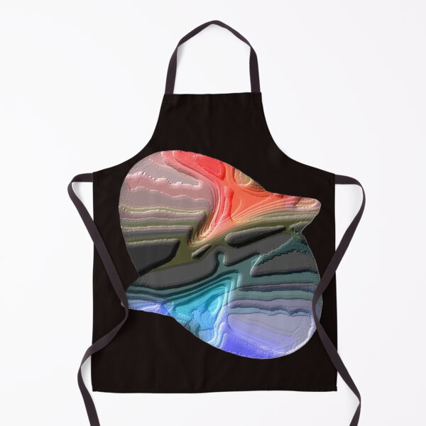 Item preview, waveform dark plasticine br colorful geometric abstract design designed and sold by SmashingDeals.