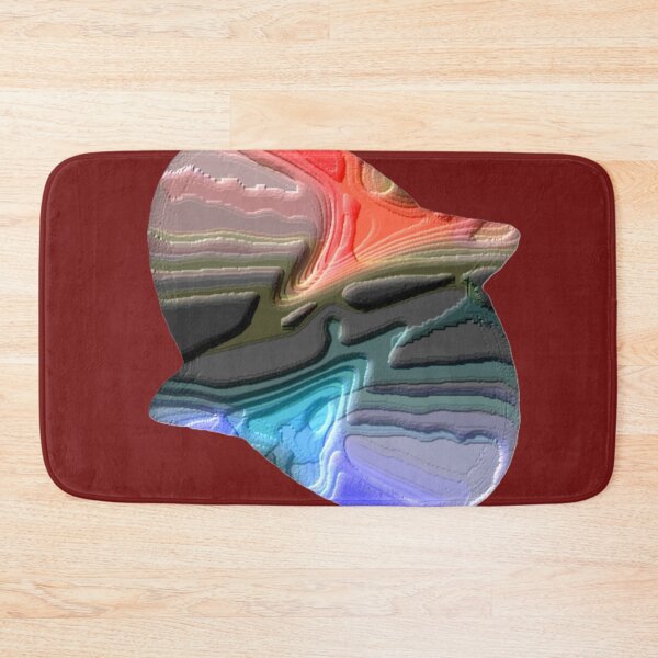 Item preview, waveform dark plasticine br colorful geometric abstract design designed and sold by SmashingDeals.