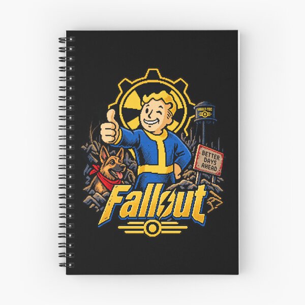 Item preview, Fallout Vault Boy Better Days Ahead Wasteland designed and sold by Pandaburba.