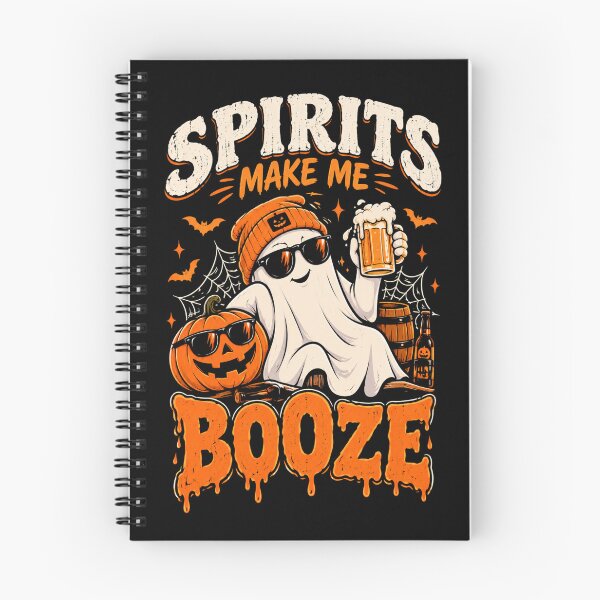 Item preview, Spirits Make Me Booze Funny Ghost Beer Halloween designed and sold by eNtyshop23.