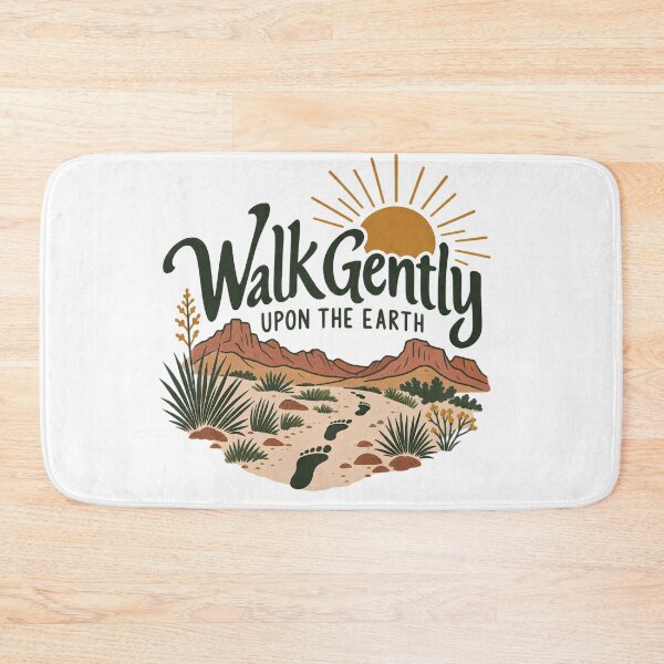 Item preview, Walk Gently Upon the Earth – Nature Wisdom Design designed and sold by FindYouByZ.