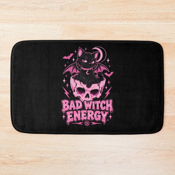 Item preview, Bad Witch Energy Cute Gothic Cat Skull Halloween designed and sold by eNtyshop23.