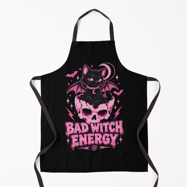 Item preview, Bad Witch Energy Cute Gothic Cat Skull Halloween designed and sold by eNtyshop23.