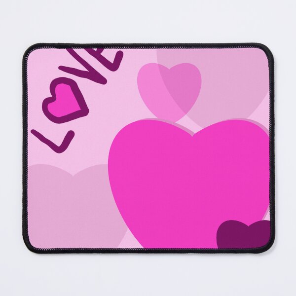 Item preview, Cute pink heart-shaped pattern background designed and sold by Aesthetic shapes design.