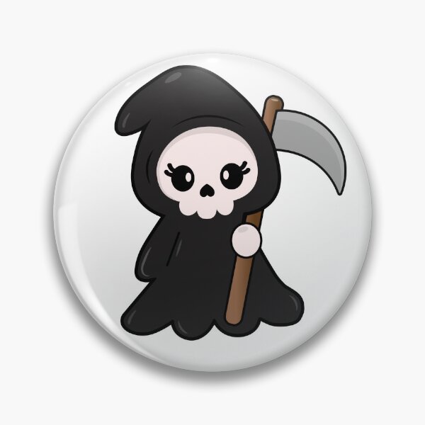 Item preview, Cute Kawaii Grim Reaper designed and sold by GlitterArtySVG.