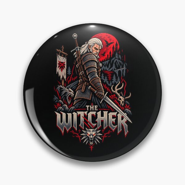 Item preview, Geralt of Rivia The Witcher Wild Hunt designed and sold by Pandaburba.
