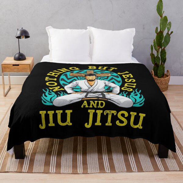 Item preview, Jesus and Jiu Jitsu Martial Arts Cross Design designed and sold by JOSUANAVARRO.
