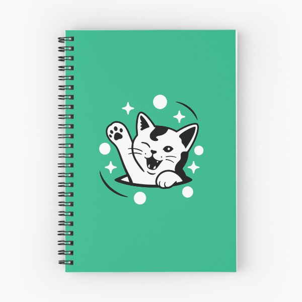 Item preview, Playful Smiling Cat Graphic Art designed and sold by OlyvieArt.