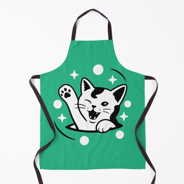 Item preview, Playful Smiling Cat Graphic Art designed and sold by OlyvieArt.