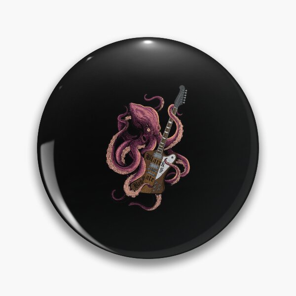 Item preview, Octopus Rocker Eight Arms Guitar Illustration designed and sold by AlexzanWeiss.
