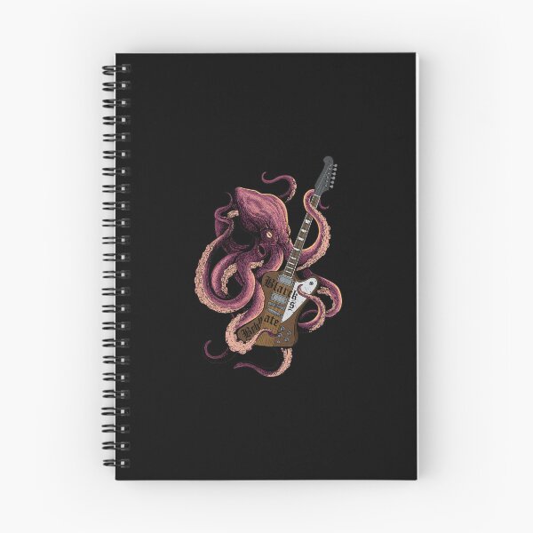 Item preview, Octopus Rocker Eight Arms Guitar Illustration designed and sold by AlexzanWeiss.