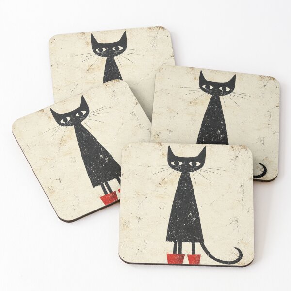 Item preview, Whimsical Cat Wall Art | Cat Painting | Cat Lover Gift designed and sold by flowerpower999.