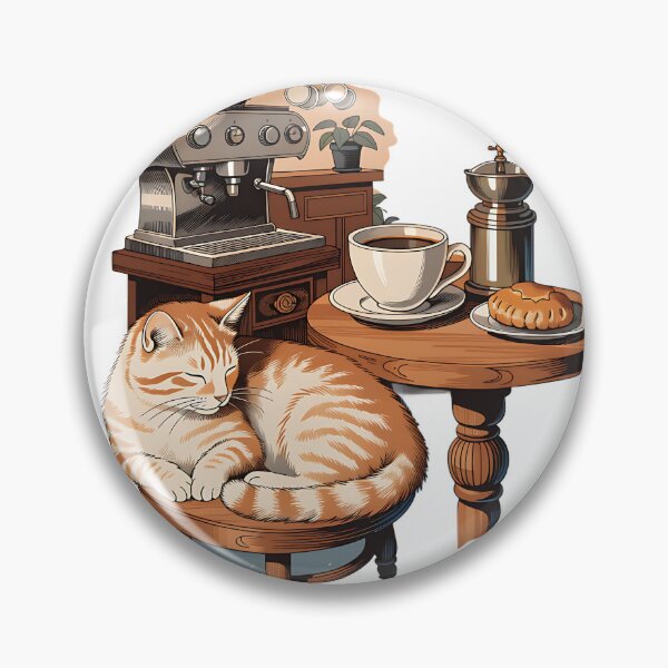 Item preview, The Cat Café Corner designed and sold by Neural-canvas.