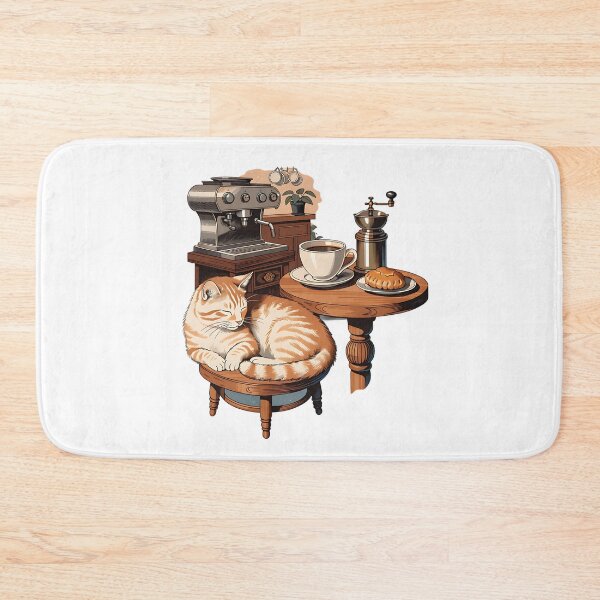 Item preview, The Cat Café Corner designed and sold by Neural-canvas.