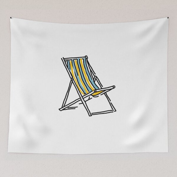 Item preview, Striped Beach Chair designed and sold by LuxChu.