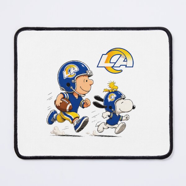 Item preview, Charlie Brown Snoopy Rams Football designed and sold by OniWav.