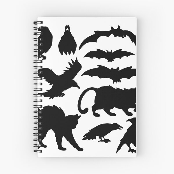 Item preview, Spooky Halloween Silhouette Sticker Pack — Black Cats Bats Ravens designed and sold by LYAN-STORE.