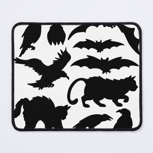 Item preview, Spooky Halloween Silhouette Sticker Pack — Black Cats Bats Ravens designed and sold by LYAN-STORE.