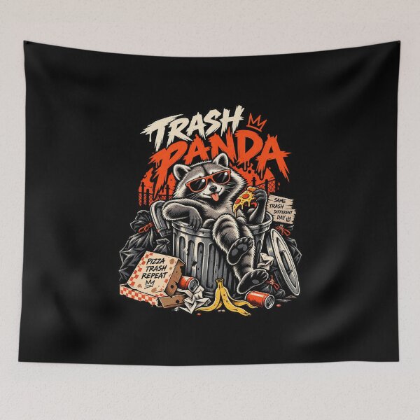 Item preview, Trash Panda Raccoon Garbage King Funny Animal designed and sold by Pandaburba.
