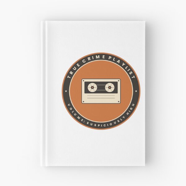 Item preview, True Crime Playlist Volume Suspiciously High Retro Cassette T-Shirt designed and sold by Mega-Shopping.