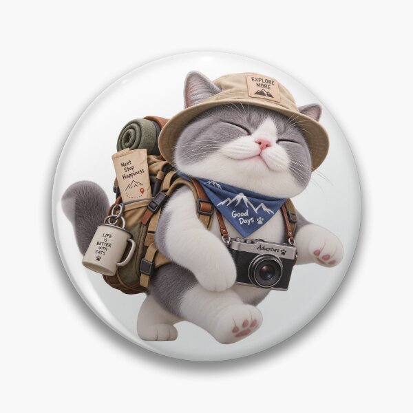 Item preview, Adventure Cat Explore More designed and sold by HoloHugDesigns.