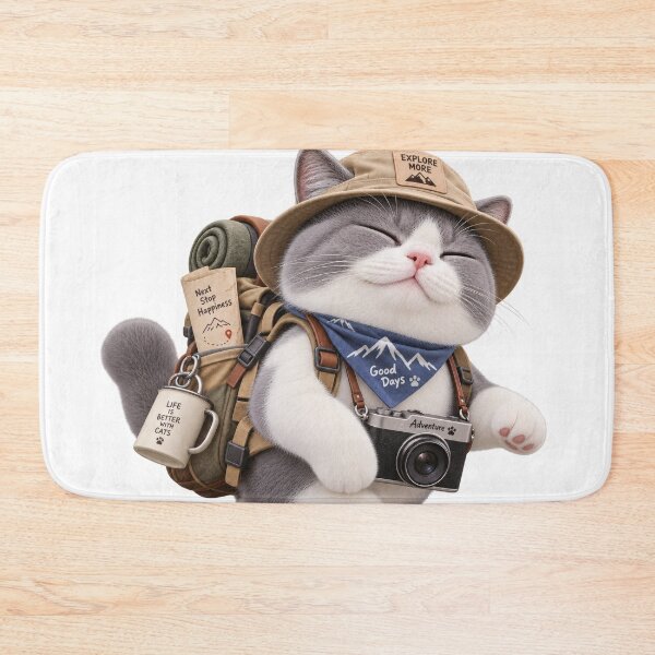 Item preview, Adventure Cat Explore More designed and sold by HoloHugDesigns.