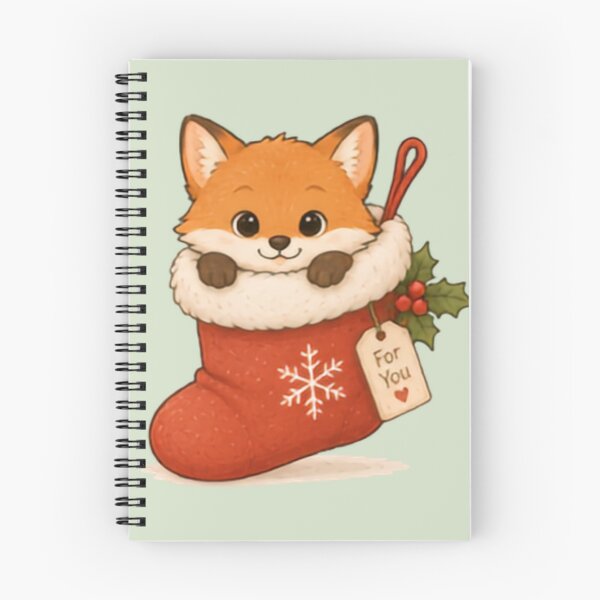 Item preview, Christmas Stocking Fox designed and sold by MellowMunchkins.